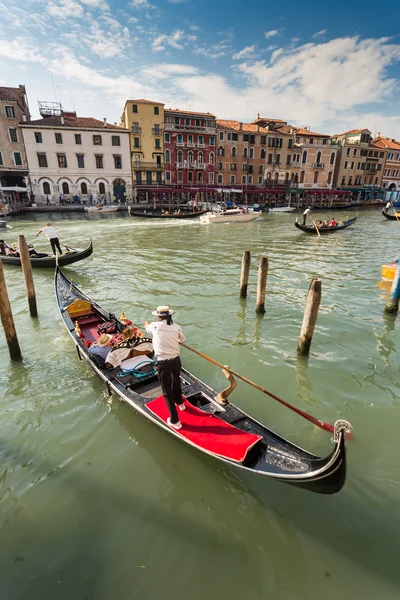 Venise Grand canal en Italie — Photo