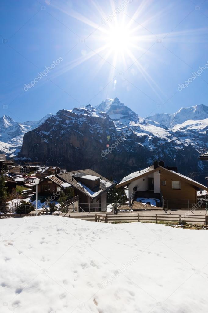 Murren, Swiss skiing resort