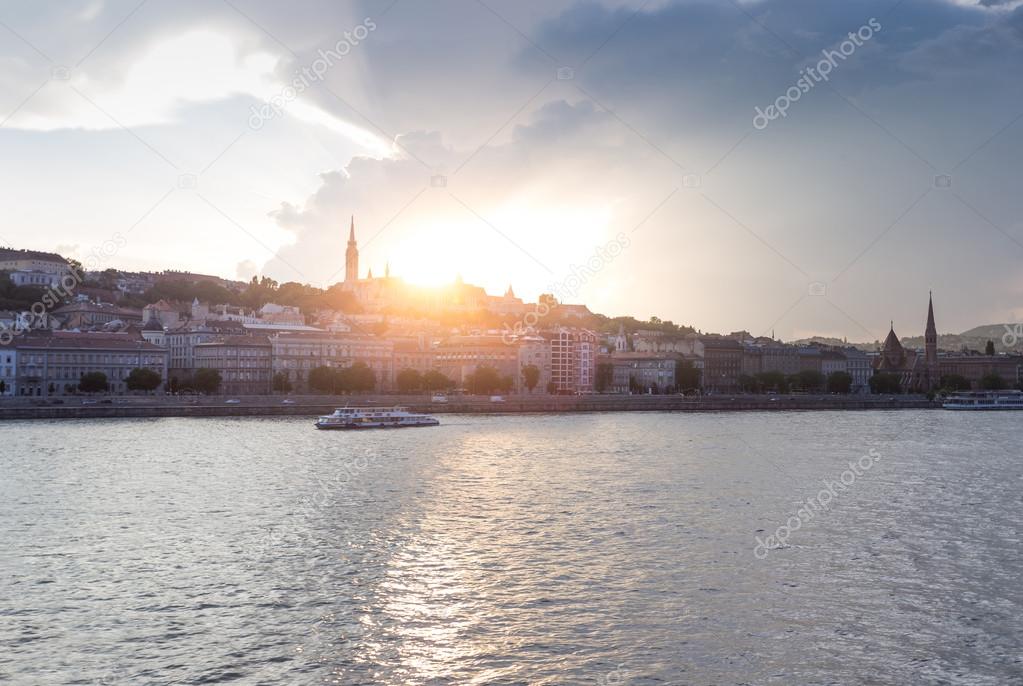  View of Budapest and Danube river