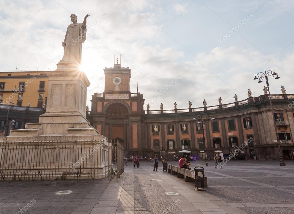 Piazza Dante in Napels, Italy