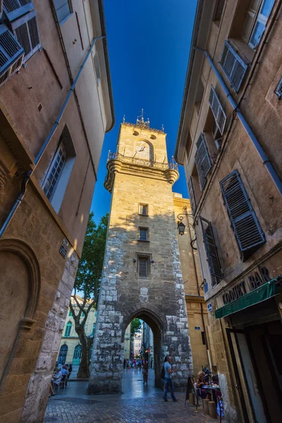 Torre do relógio, Hotel de Ville — Fotografia de Stock