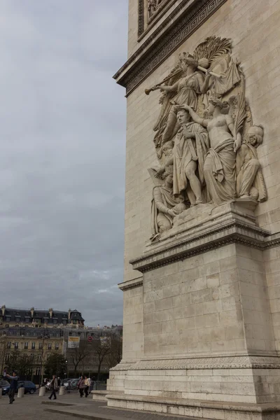 Relief at Arc de Triomphe — Stock Photo, Image