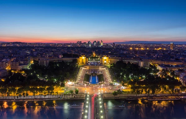 Paris görünümü akşam