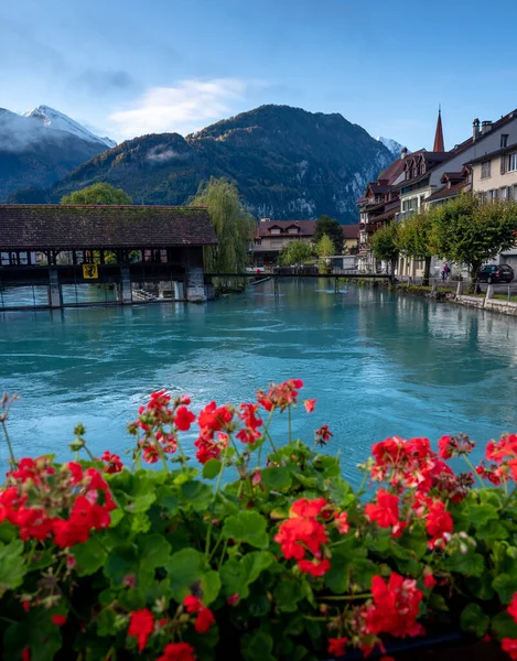 Nagy Táj Átlapolt Területen Svájcban — Stock Fotó