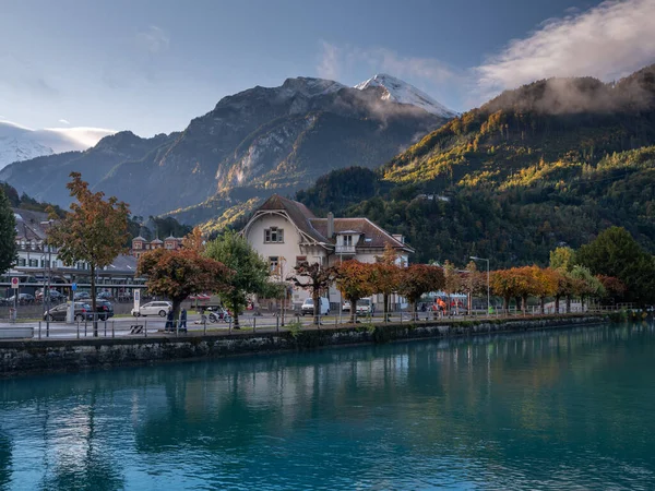 Gyönyörű Kilátás Murren Interlaken Svájci — Stock Fotó