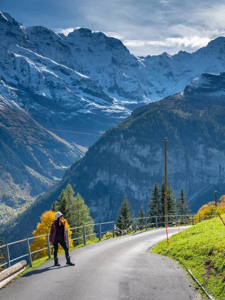 インターラーケンのムルレンからの美しい景色スイス — ストック写真