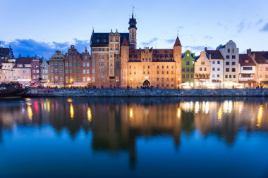 Polonya 'daki Gdansk şehri.