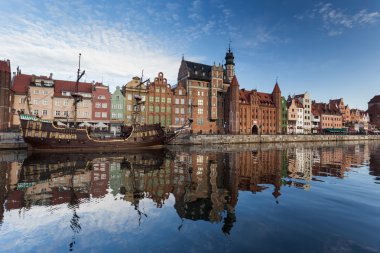 Polonya 'daki Gdansk şehri.