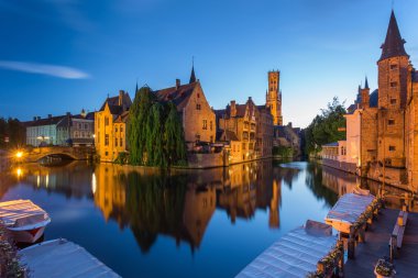 Bruges, pitoresk kanal