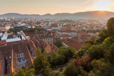 Eski şehir Graz Avusturya