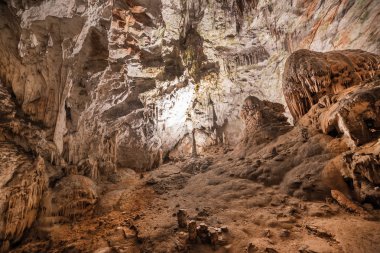 Postojna grotto in Slovenia clipart