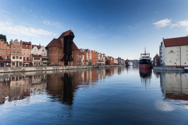 Polonya 'daki Gdansk şehri.
