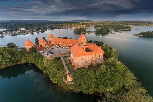 Zamek w Trokach w Litaunia — Zdjęcie stockowe