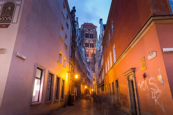 Paisaje urbano de Gdansk en Polonia — Foto de Stock