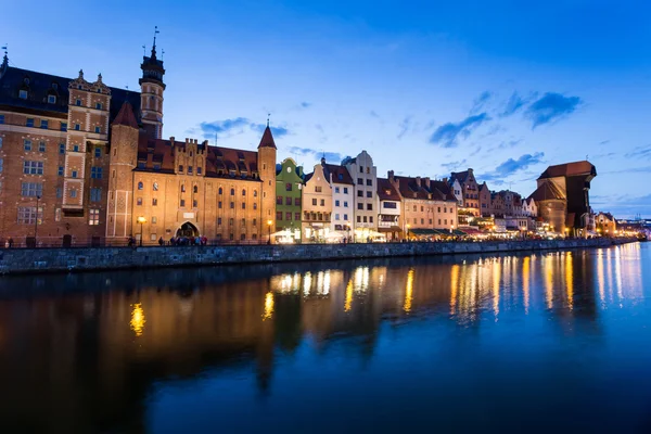 Paisaje urbano de Gdansk en Polonia — Foto de Stock