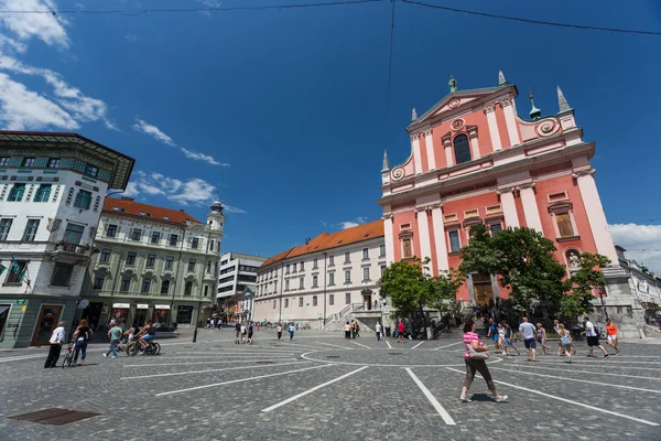 Slowenische Hauptstadt Ljubljana — Stockfoto