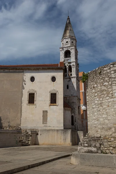 Starověká architektura v Zadaru — Stock fotografie