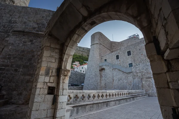 Arquitetura em Dubrovnik, na Croácia — Fotografia de Stock