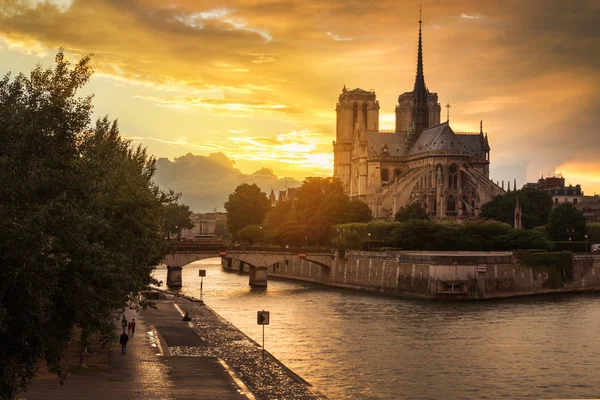 Domkyrkan Notre Dame de Paris — Stockfoto