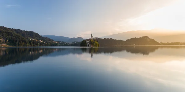 Beautiful church on island — Stock Photo, Image