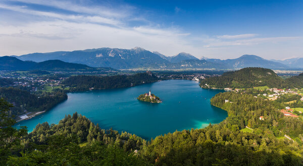 Beautiful church on island