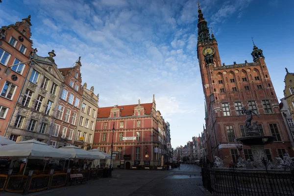 Paisaje urbano de Gdansk en Polonia — Foto de Stock