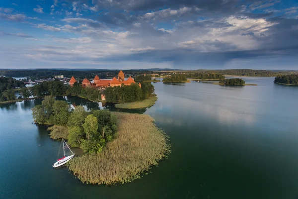 Zamek w Trokach w Litaunia — Zdjęcie stockowe