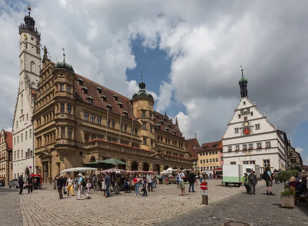 Malerische mittelalterliche Stadt — Stockfoto