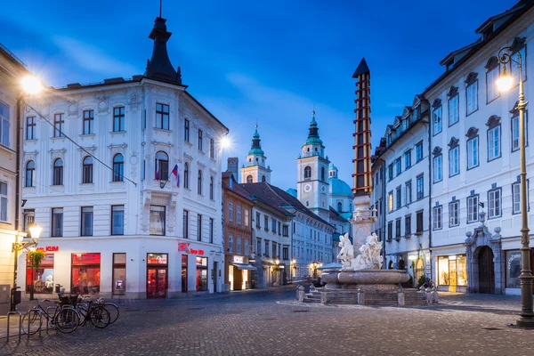 Slovinská metropole Lublaň — Stock fotografie