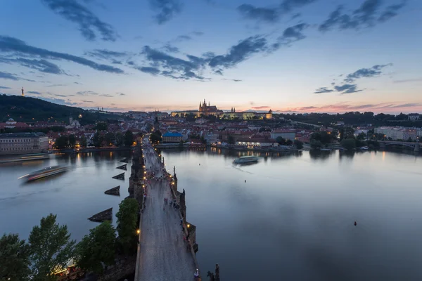 Piękna panorama Pragi — Zdjęcie stockowe