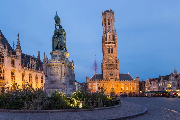 Stadtzentrum von Brügge — Stockfoto