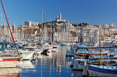 Denizde port Marseille yatlar