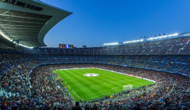 Camp Nou Stadyumu görünümünü