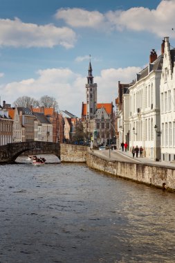 Eski şehir Bruges muhteşem mimarisi