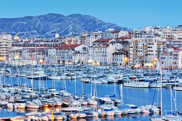 Denizde port Marseille yatlar — Stok fotoğraf