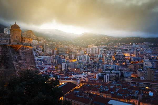 Vue pittoresque de la côte de Monaco — Photo