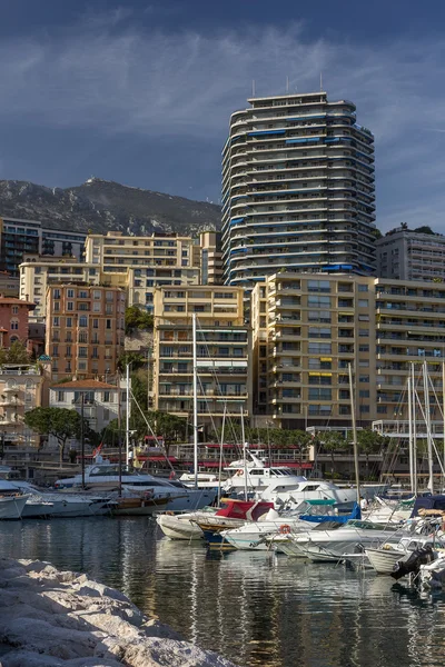 Schilderachtig uitzicht van Monaco kust — Stockfoto