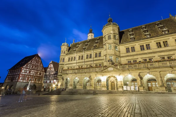 Rothenburg ob der Tauber, pintoresca ciudad medieval en Alemania , — Foto de Stock