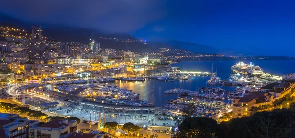 Живописный вид на побережье Монако — стоковое фото