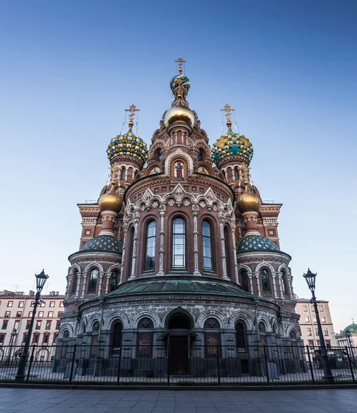 Kyrkan Frälsare på utspillt blod — Stockfoto