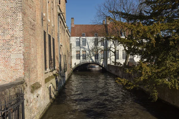 Arquitetura incrível da cidade velha Bruges — Fotografia de Stock