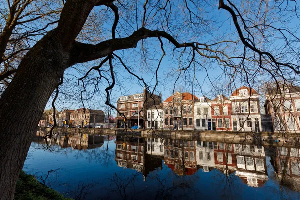 Malerische Architektur in der Stadt Gouda — Stockfoto