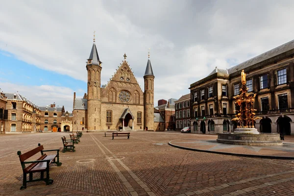 Stadtlandschaft von Markt lizenzfreie Stockbilder