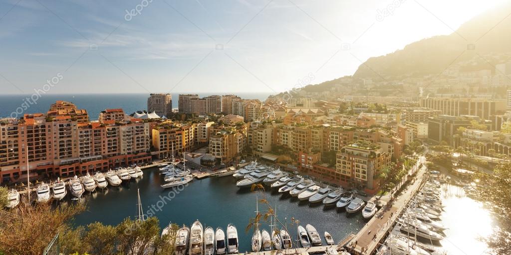 Picturesque view of Monaco coast