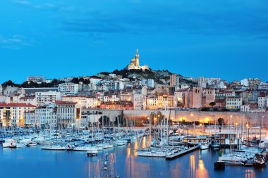 Denizde port Marseille yatlar