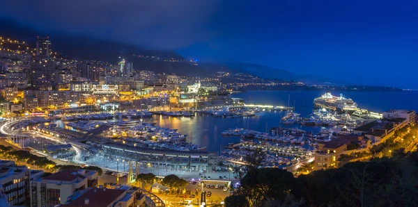 Schilderachtig uitzicht van Monaco kust — Stockfoto