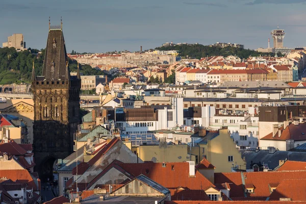 Beautiful aerial view of Prague — Stock Photo, Image