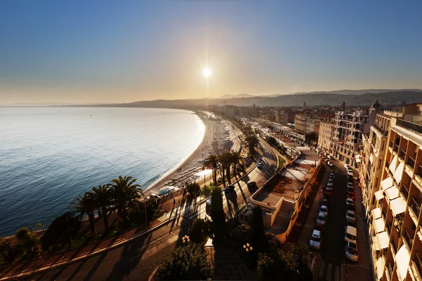 Costa de Mônaco na Riviera Francesa — Fotografia de Stock