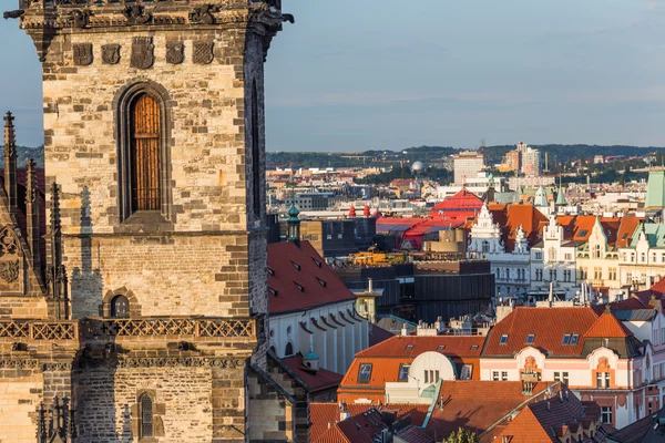 Красиві пташиного польоту міста Прага — стокове фото