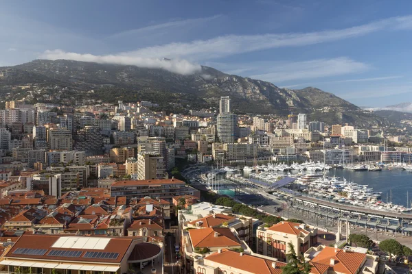 Живописный вид на побережье Монако — стоковое фото
